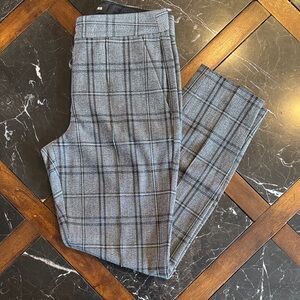 Gray Plaid Pants